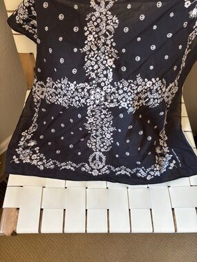 Kapital Hippie Selvedge Black Bandana